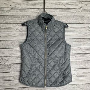 Grey Quilted Vest